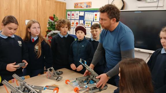 Seanie in Clonaghadoo National School