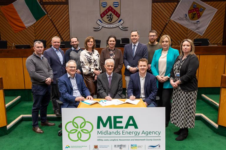 Midlands Energy Agency Gathering in the Chamber, Laois County Council