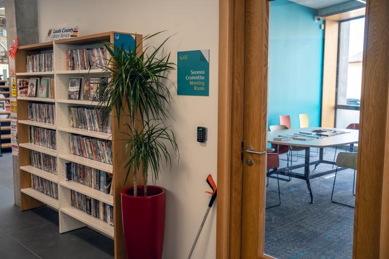 DVDs and meeting room Portlaoise Library