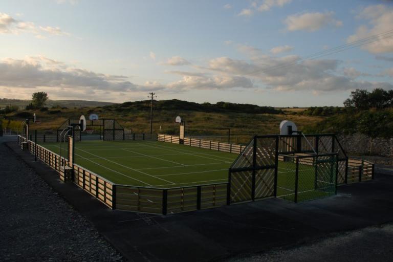 the astro turf at the swan playground