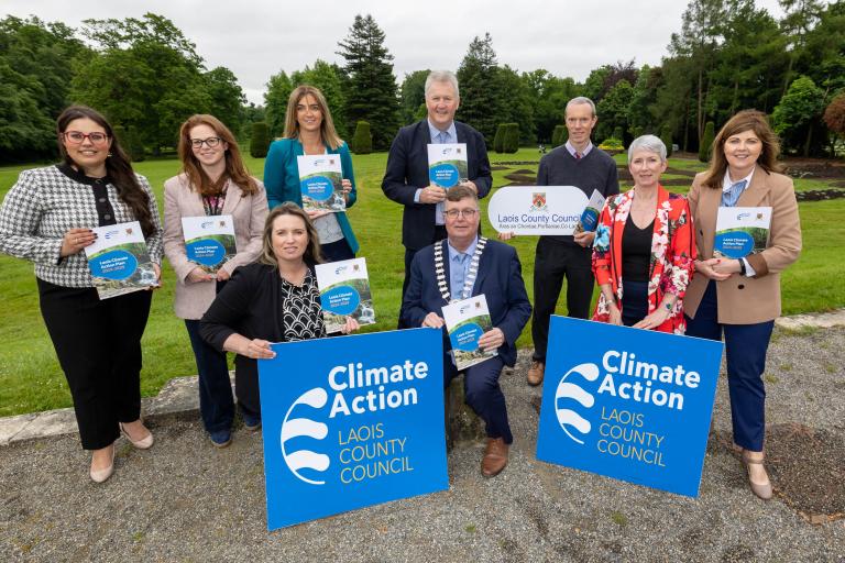 climate action team at launch of climate action plan