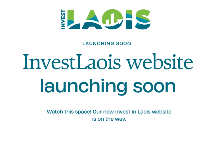 notice of InvestLaois website coming soon