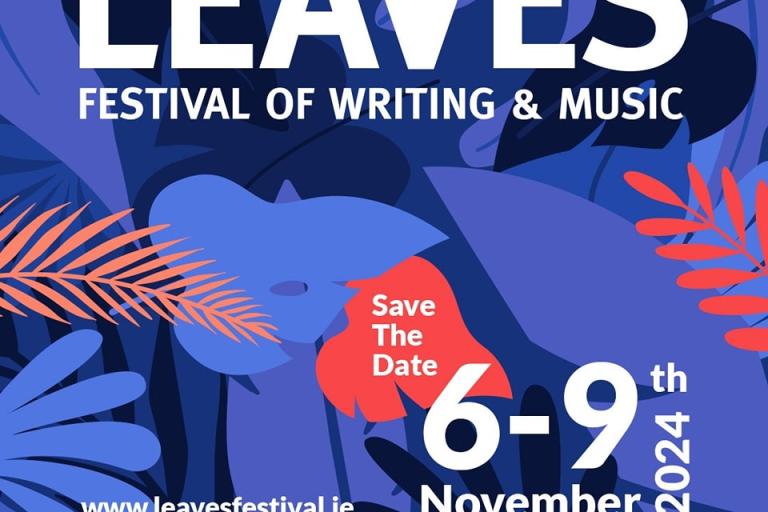 Poster for Leaves Literary Fest 2024