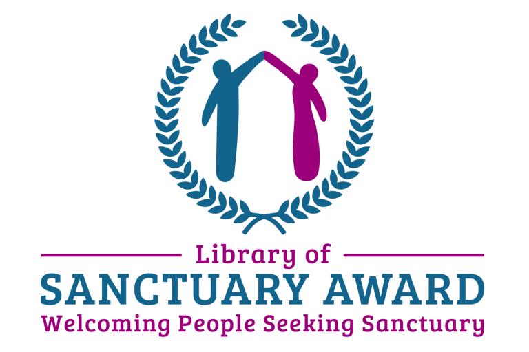 Logo for Library of Sanctuary Award