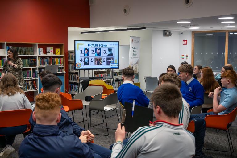 Battle of Wits County Final in Portlaoise Library 