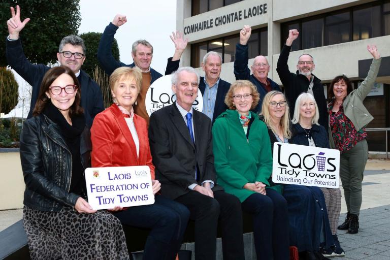 Members of Laois Tidy Towns and Laois County Council 