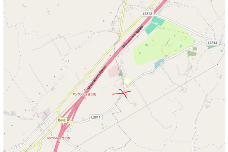 Map of the L-3811 The Heath, Great Heath