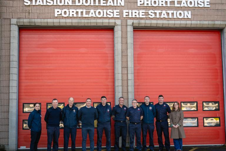 Laois County Fire & Rescue Service Green Plan Team Members 