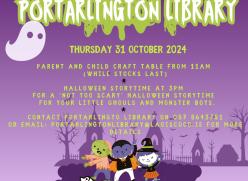 Poster for library event