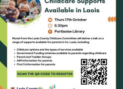 Poster for parenting support workshops