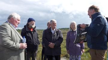 Des Finnamore talking to Pride of Place Judges 