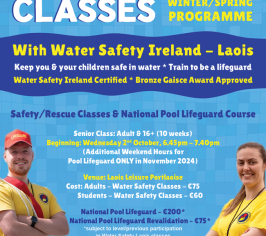 water safety classes for seniors registration information 