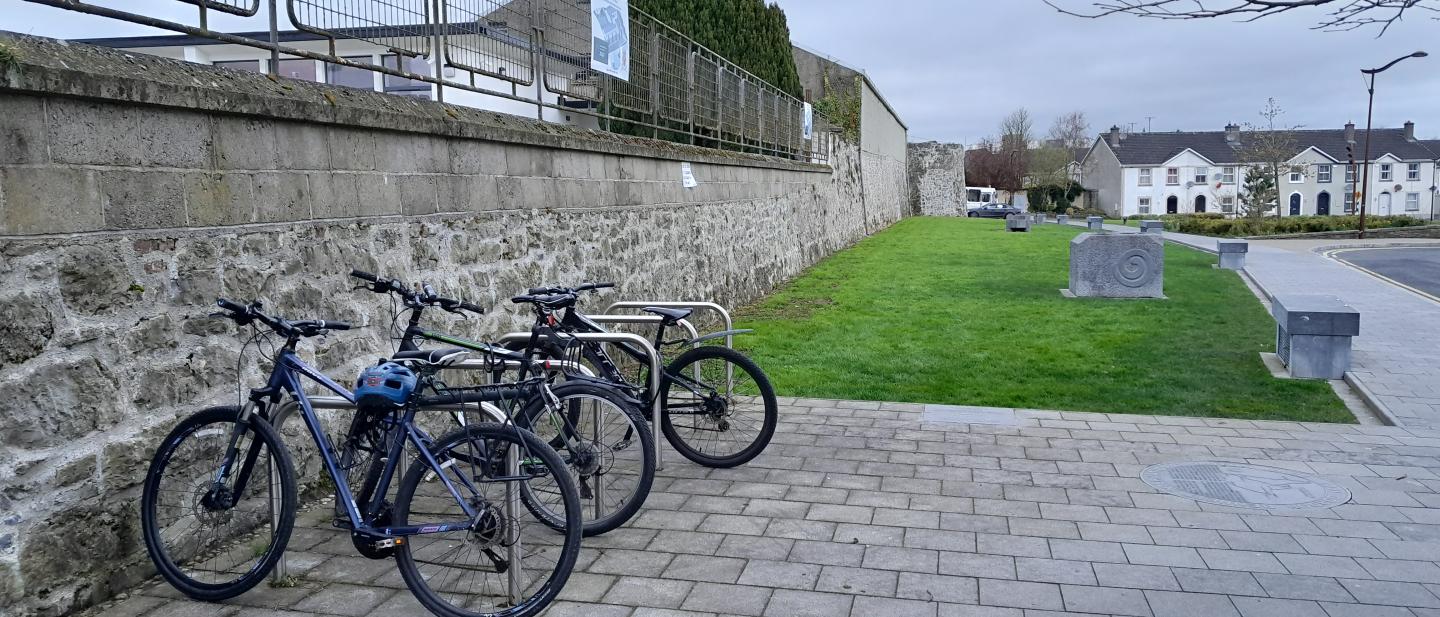 Cycle parking at convent area Portlaoise