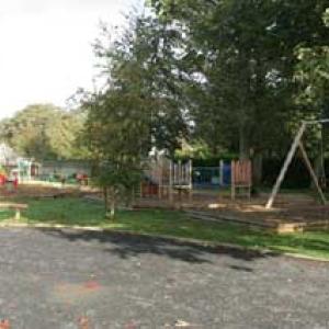 swings and slides at mountrath playground