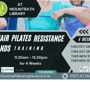 Poster for chair pilates