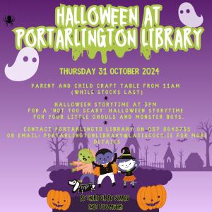 Poster for library event