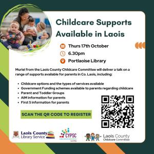 Poster for parenting support workshops